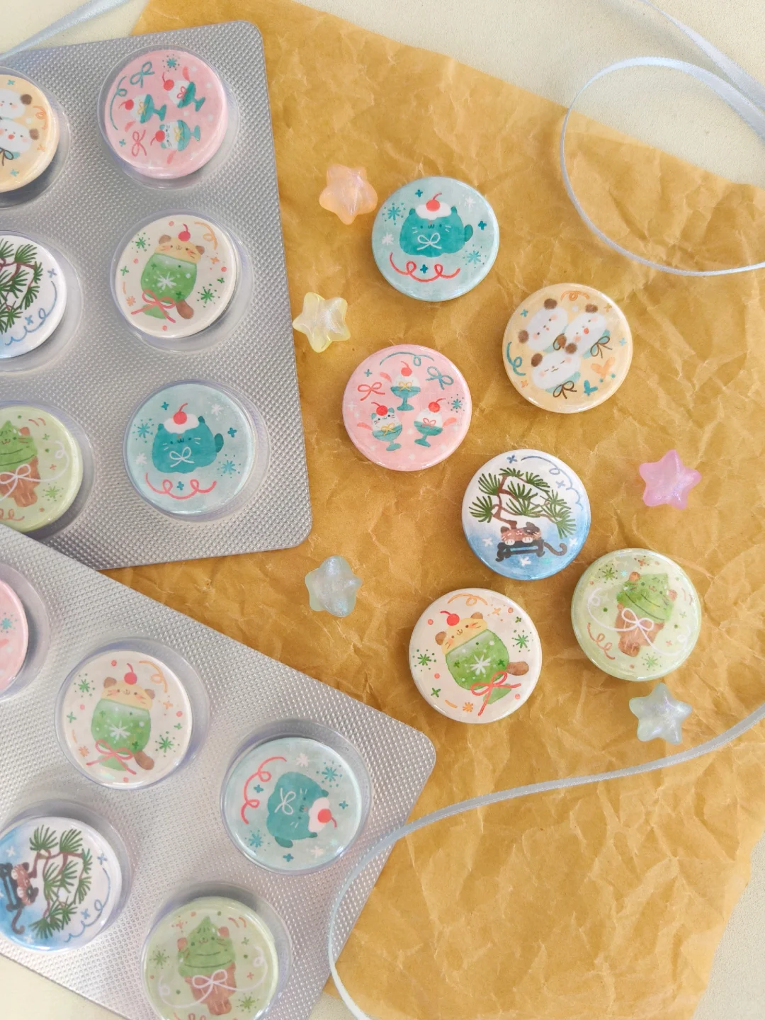 Mini Button Badge · 25 mm Round by Jack Perry