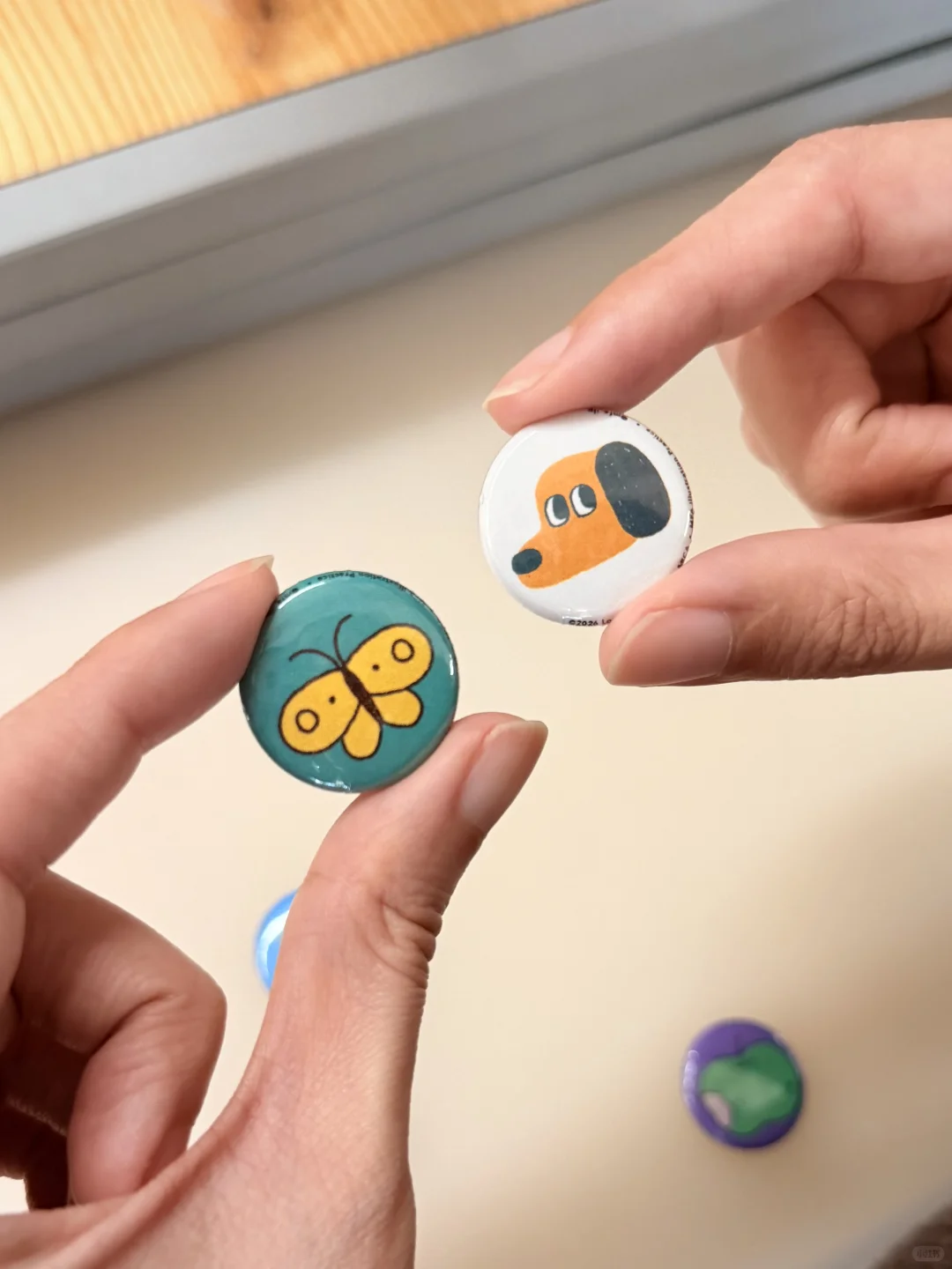 Mini Button Badge · 25 mm Round by Noah Parker