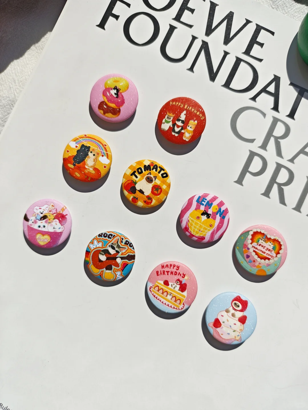 Mini Button Badge · 25 mm Round by Ivy Morris