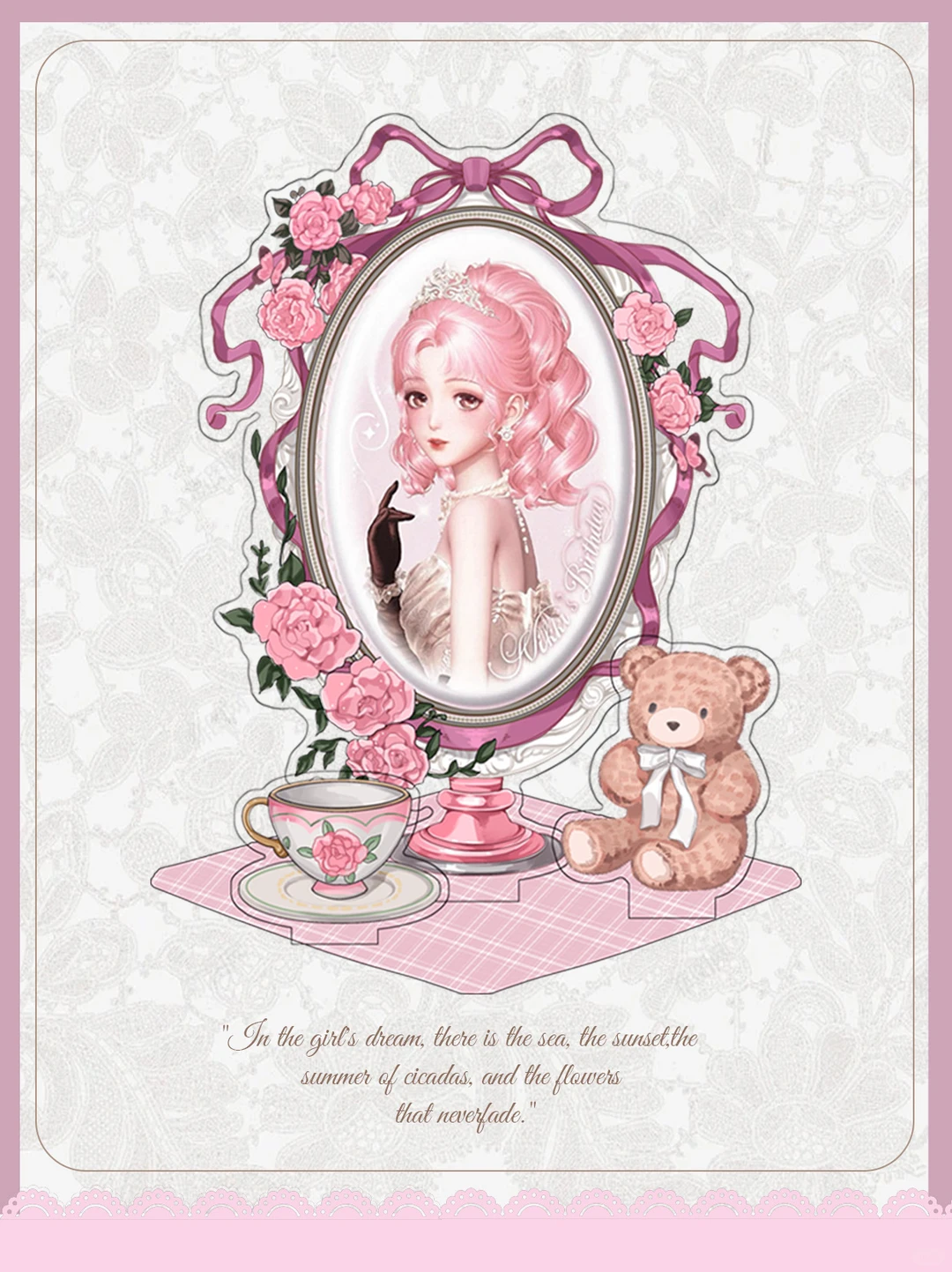 Acrylic Standee · Printable Slot Base by Kumo shop