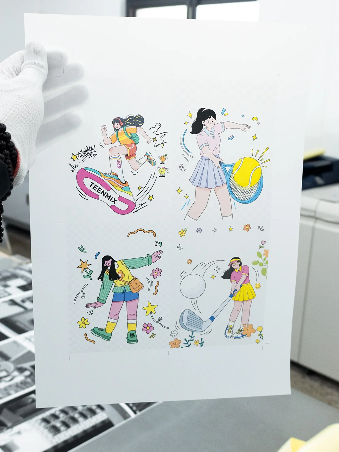 Vellum Print · 135 g Translucent Sheet by Ruby Wells