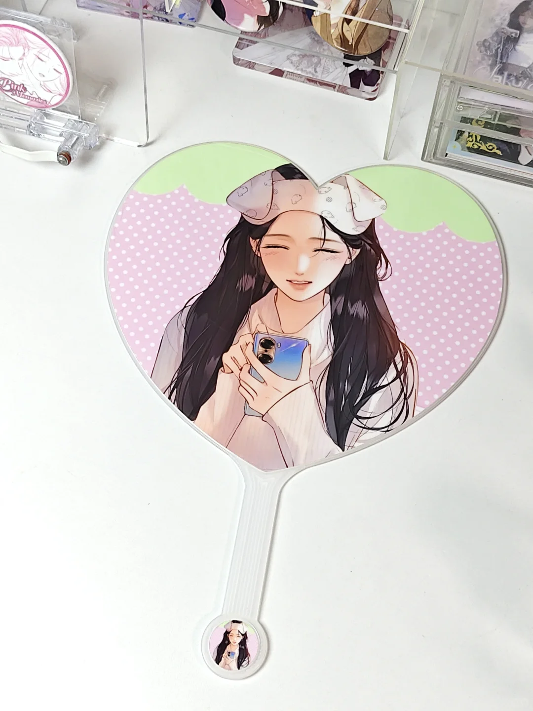 Heart Picket Fan · Double-Sided Print by SMALL-77520