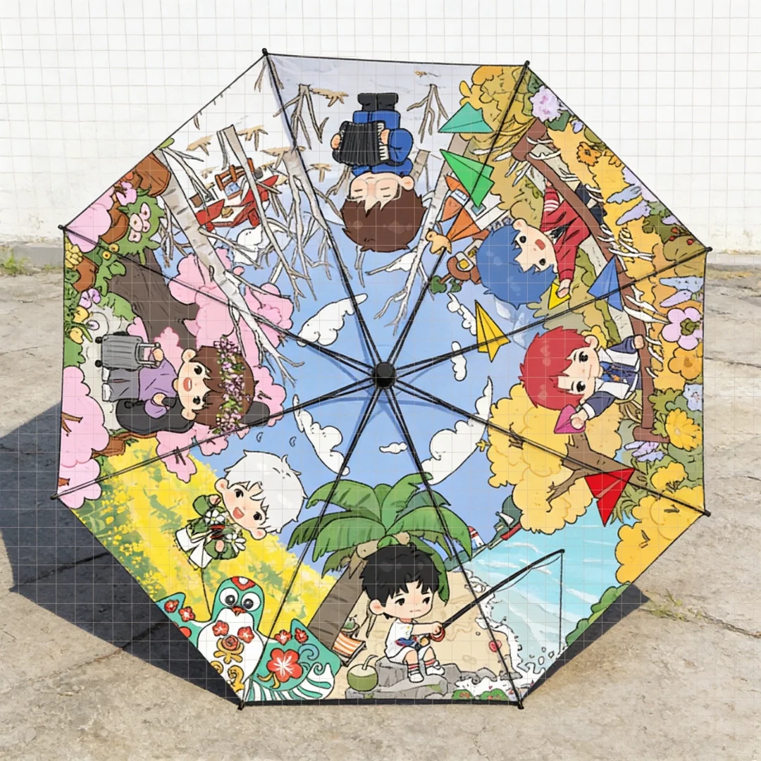 Custom Printed Umbrella · Full Canopy Print by Wyatt Patterson